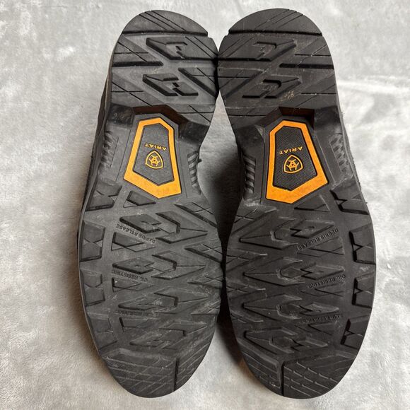 Ariat Men's Composite Toe Work Shoes Size 9 Black Gray ASTM F2413-18 - Picture 9 of 10